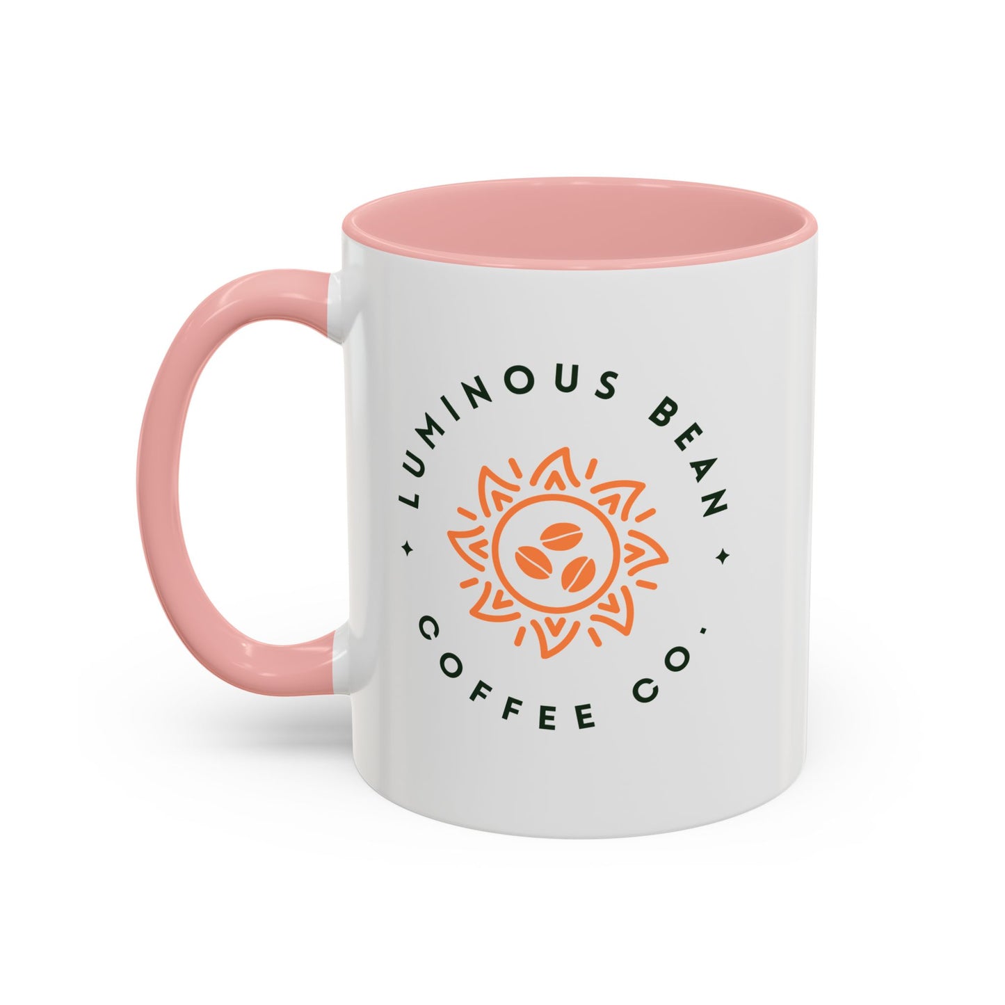 Luminous Bean Accent Coffee Mug - Stylish 11oz Design for Coffee Lovers