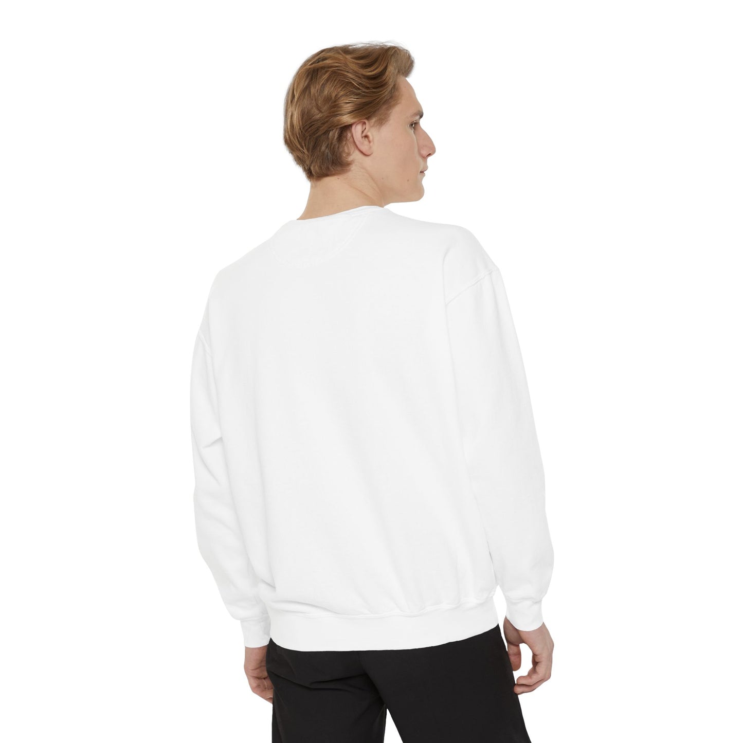 Luminous Bean Coffee Co. Garment-Dyed Unisex Sweatshirt - Cozy & Stylish Coffee Lover Apparel